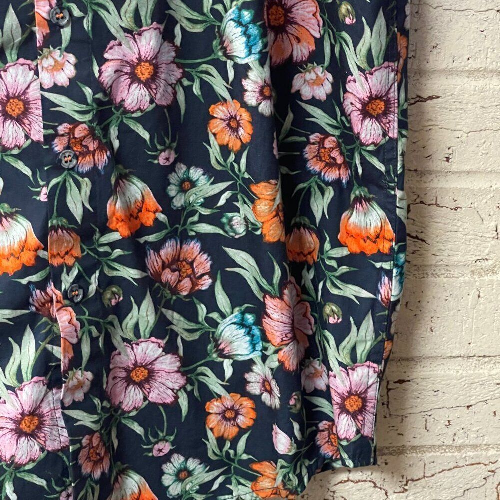 Thomas Sterling Floral Resort Hawaiian Tropical Men’s button up shirt Medium - Picture 3 of 9